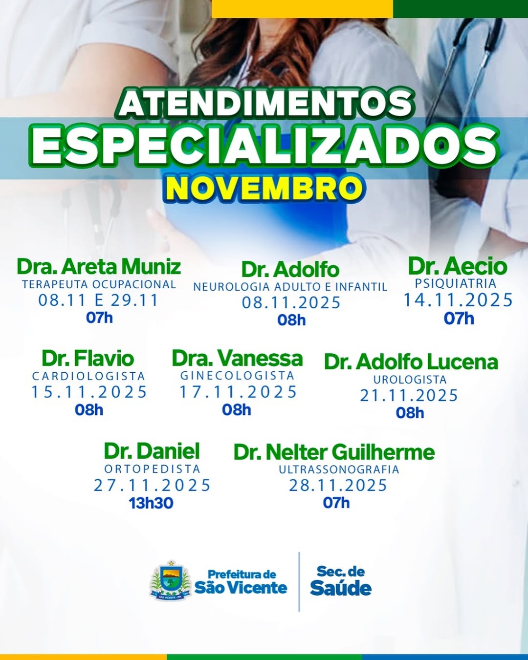 ATENDIMENTOS ESPECIALIZADOS