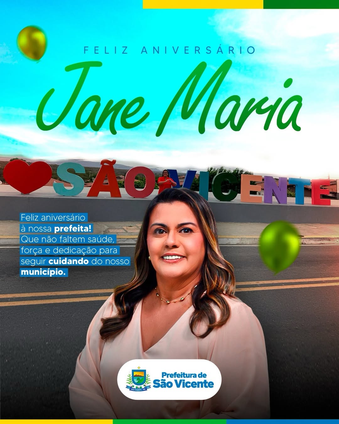 PARABÉNS, PREFEITA!